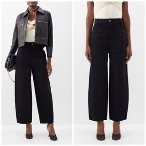Khaite Preen Denim Jeans Black